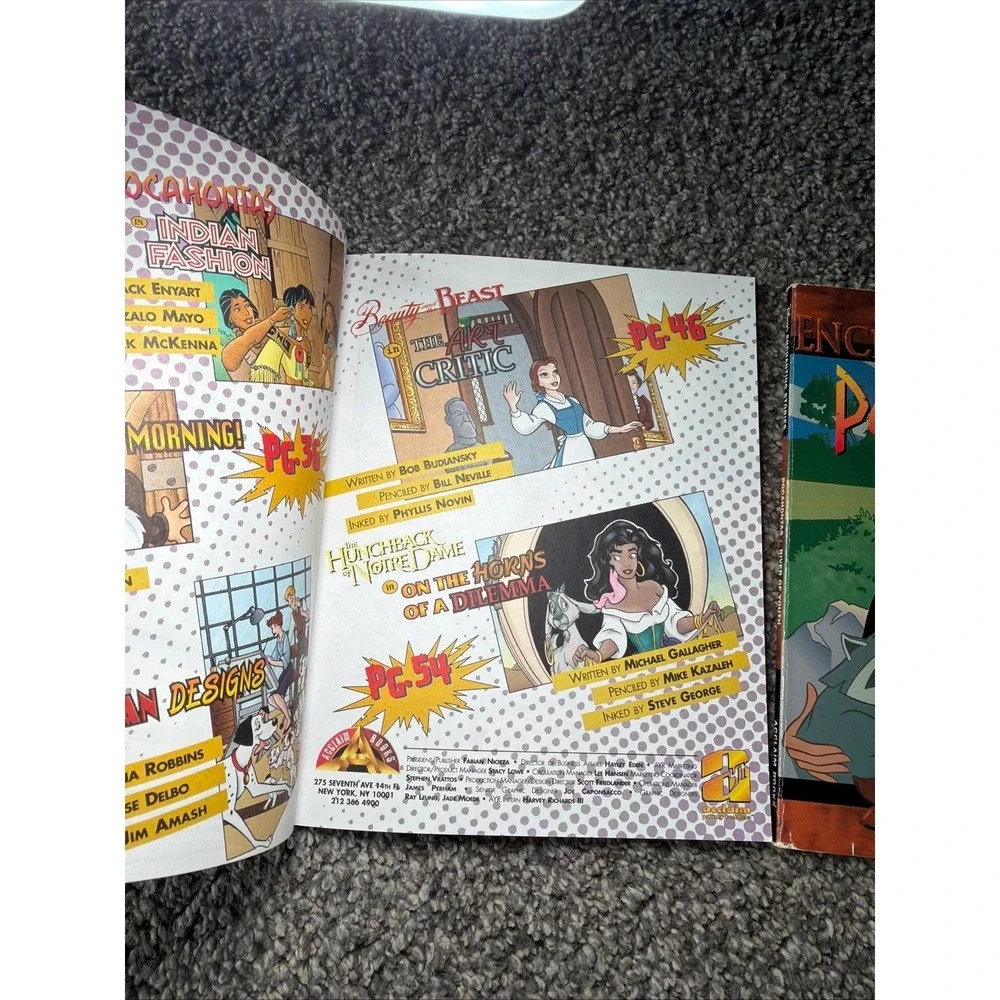 Disney's Enchanting Stories Pocahontas & Hercules Comic Books